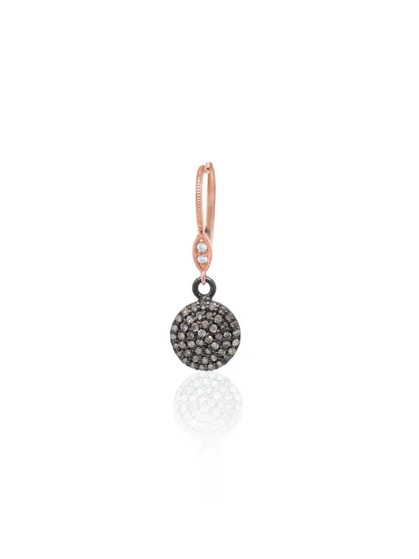 Single Diamond Disk Huggie sold by Meira T