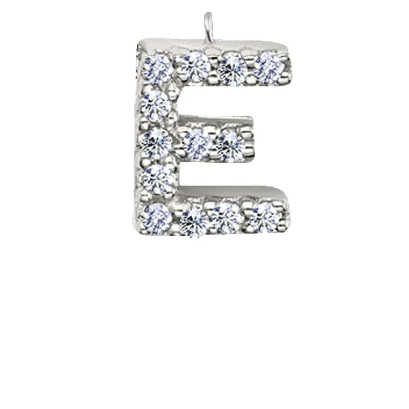 Small Initial Diamond E sold by Meira T