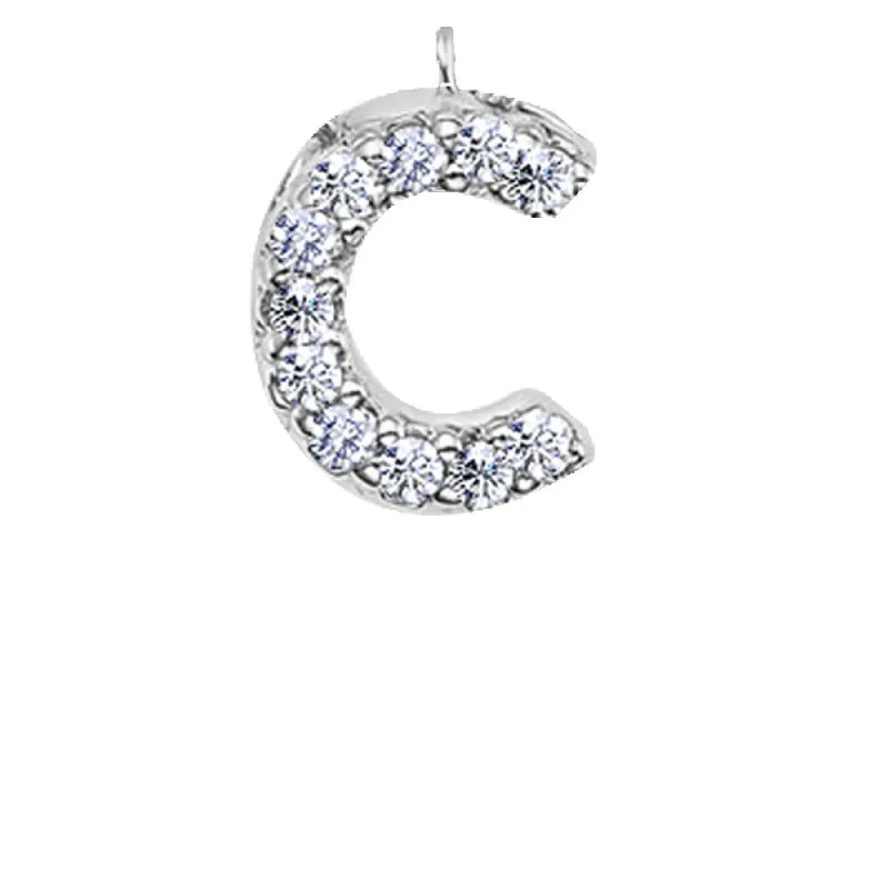 Small Initial Diamond C sold by Meira T