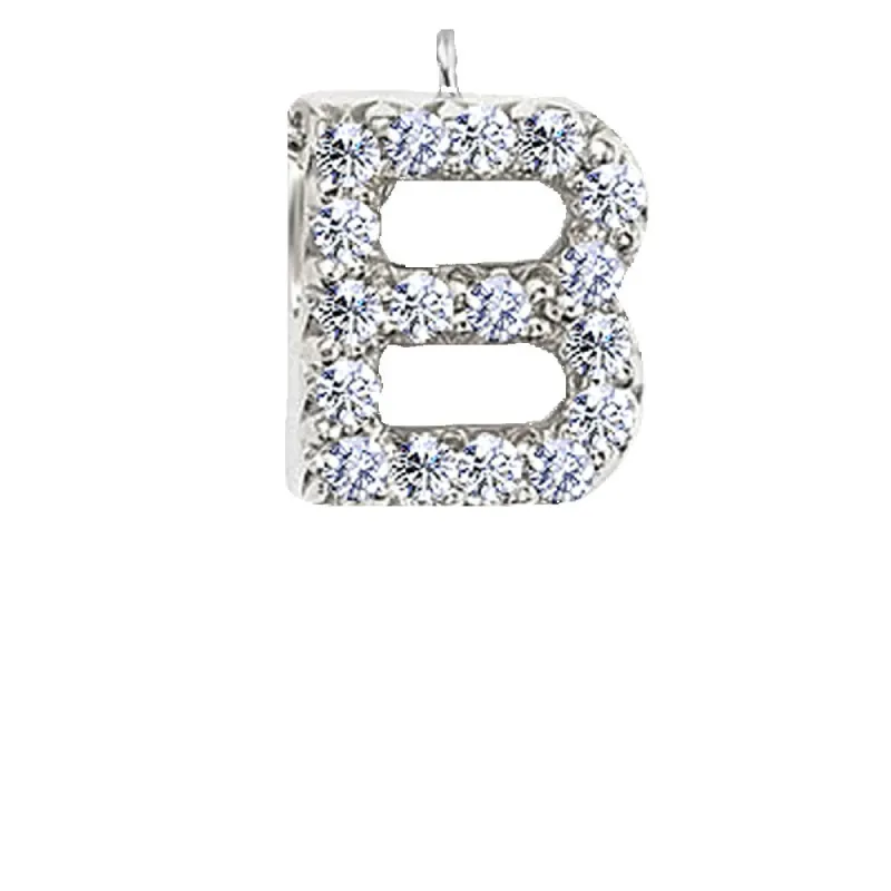 Small Initial Diamond B sold by Meira T