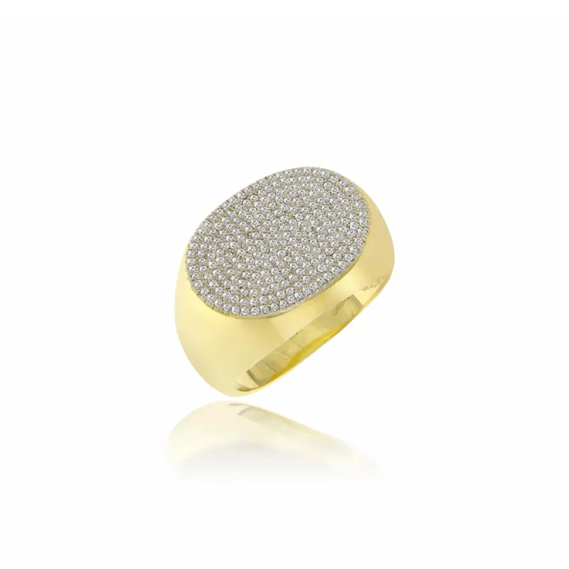 Pave Cocktail Ring sold by Meira T