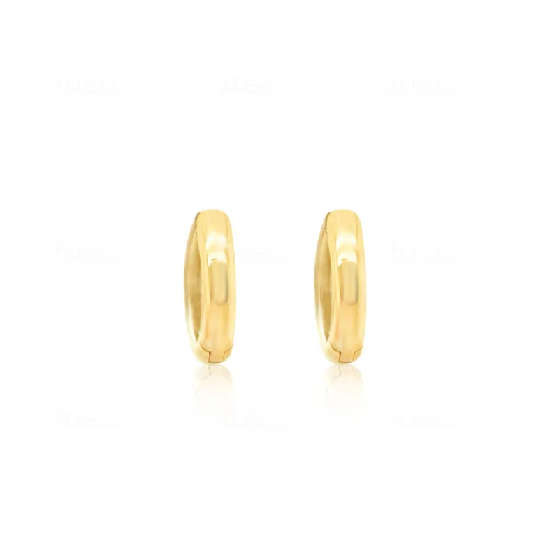 Yellow Gold Classic Mini Hoops sold by Meira T