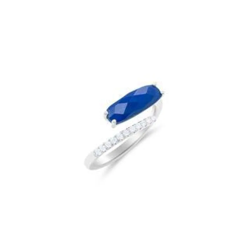 White Gold and Sapphire Ring sold by Meira T