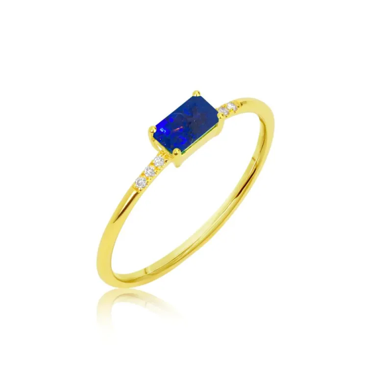 Blue Sapphire and Diamond Ring (online exclusive) sold by Meira T