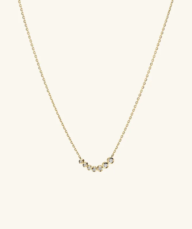 14k Yellow Gold / Natural Diamond / 16-18 inches sold by Mejuri