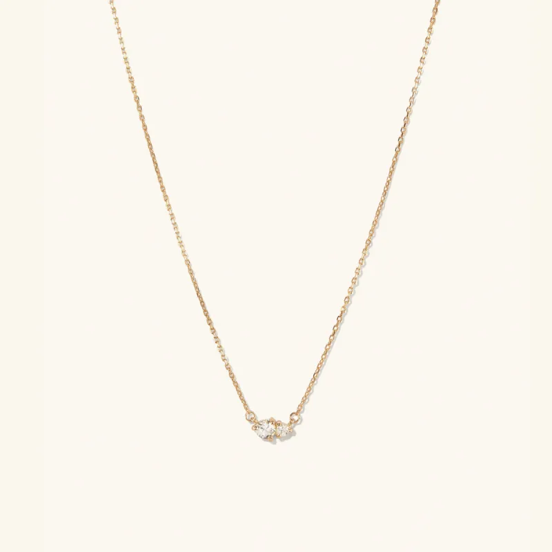 14k Yellow Gold / White Topaz / 14-16 inches sold by Mejuri