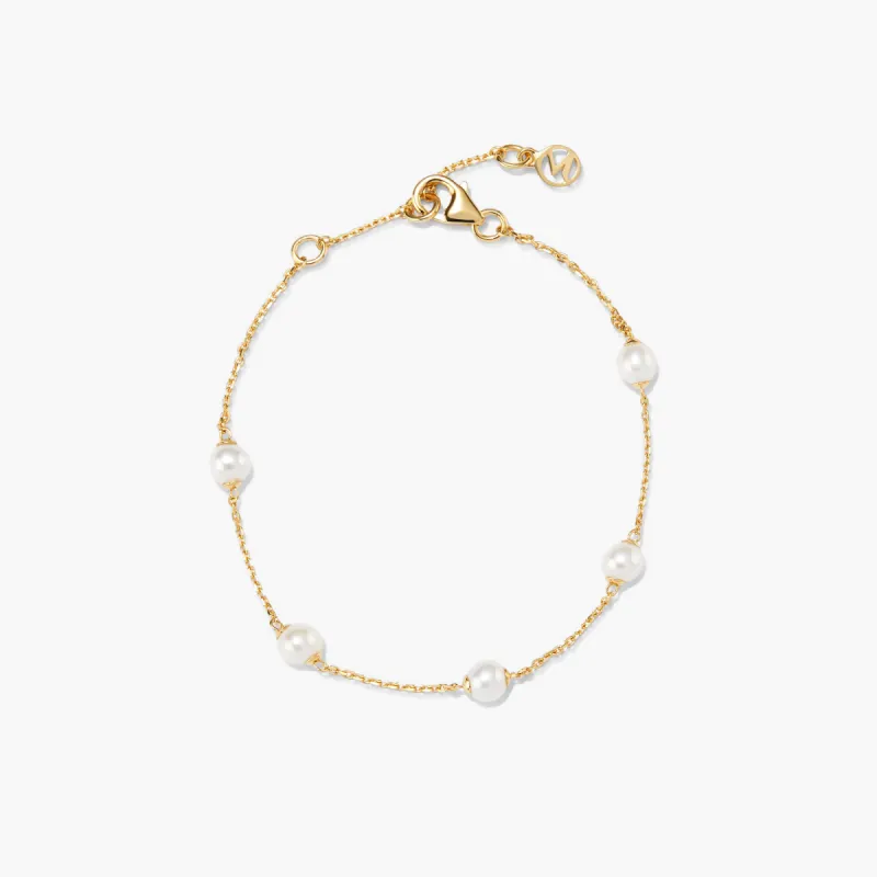 Mini Pearl Satellite Bracelet made by Mejuri