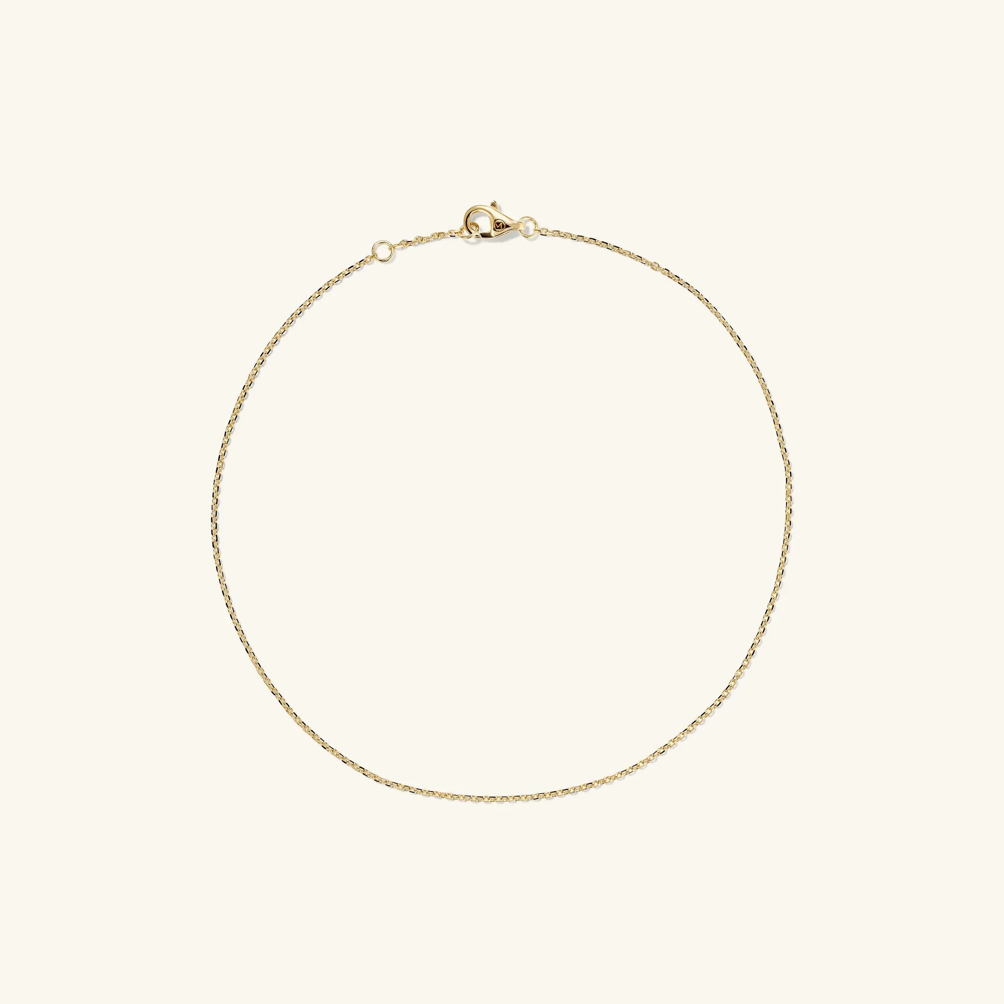 14k Gold Chain Anklet - Jewelry | Mejuri sold by Mejuri