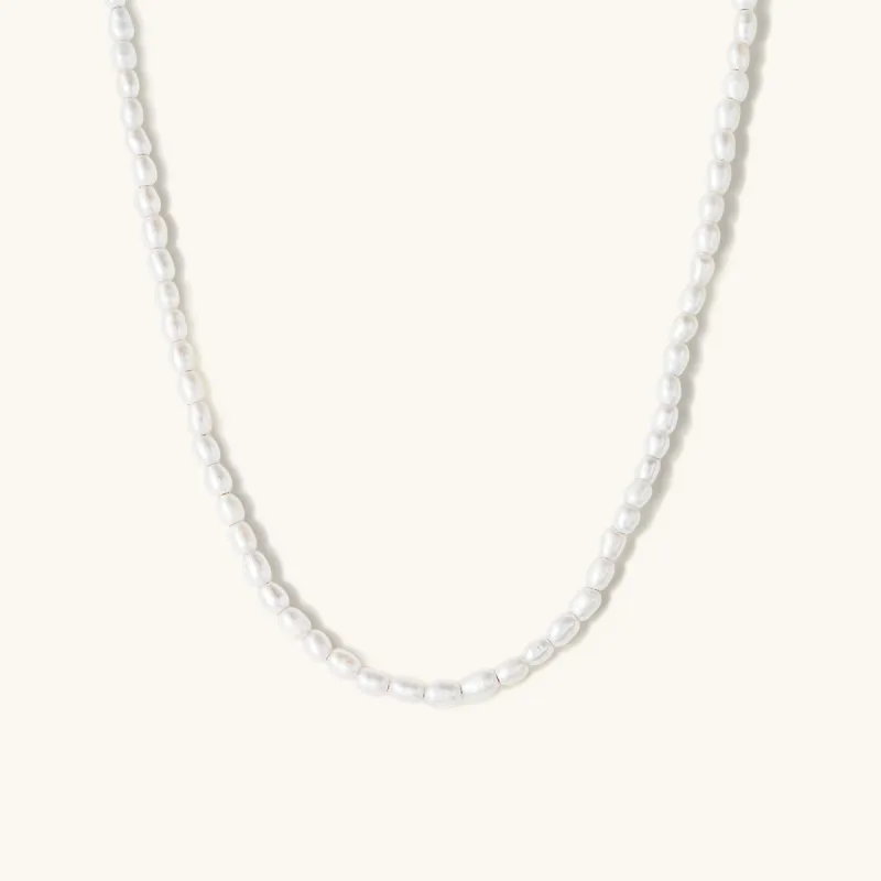 Tiny Freshwater Pearl Necklace | Mejuri sold by Mejuri