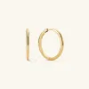 18k Gold Vermeil Large Tube Hoop Earrings - Jewelry | Mejuri sold by Mejuri