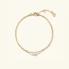 18k Gold Vermeil Round Topaz Bracelet - Handcrafted Jewelry | Mejuri sold by Mejuri