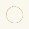 14k Solid Gold Anchor Chain Anklet - Jewelry | Mejuri sold by Mejuri