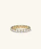 3mm Lab Grown Diamond Eternity 14k Gold Band Ring | Mejuri sold by Mejuri