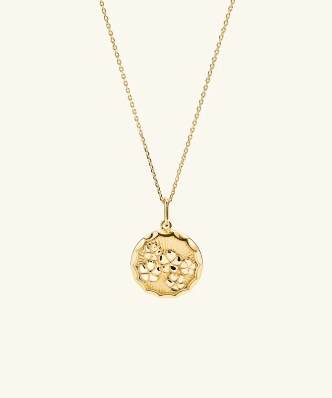 18k Gold Vermeil Blossom Pendant Necklace - Jewelry | Mejuri sold by Mejuri