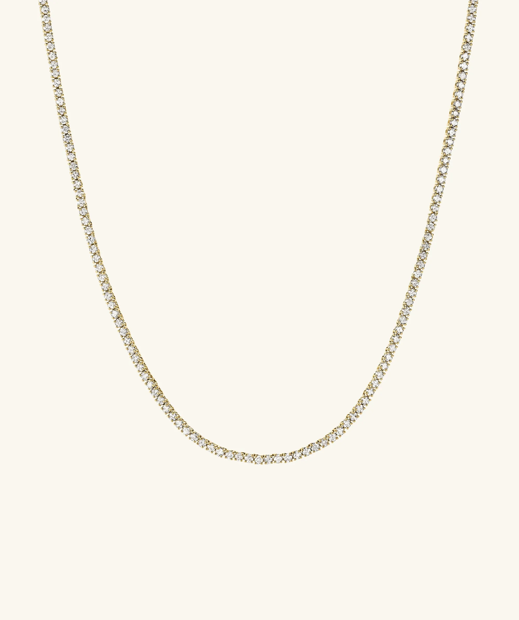 14k Gold Diamond Tennis Necklace - Jewelry | Mejuri sold by Mejuri