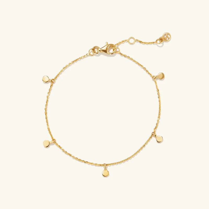 Dot Chain Bracelet : Handcrafted in 14k Gold | Mejuri sold by Mejuri
