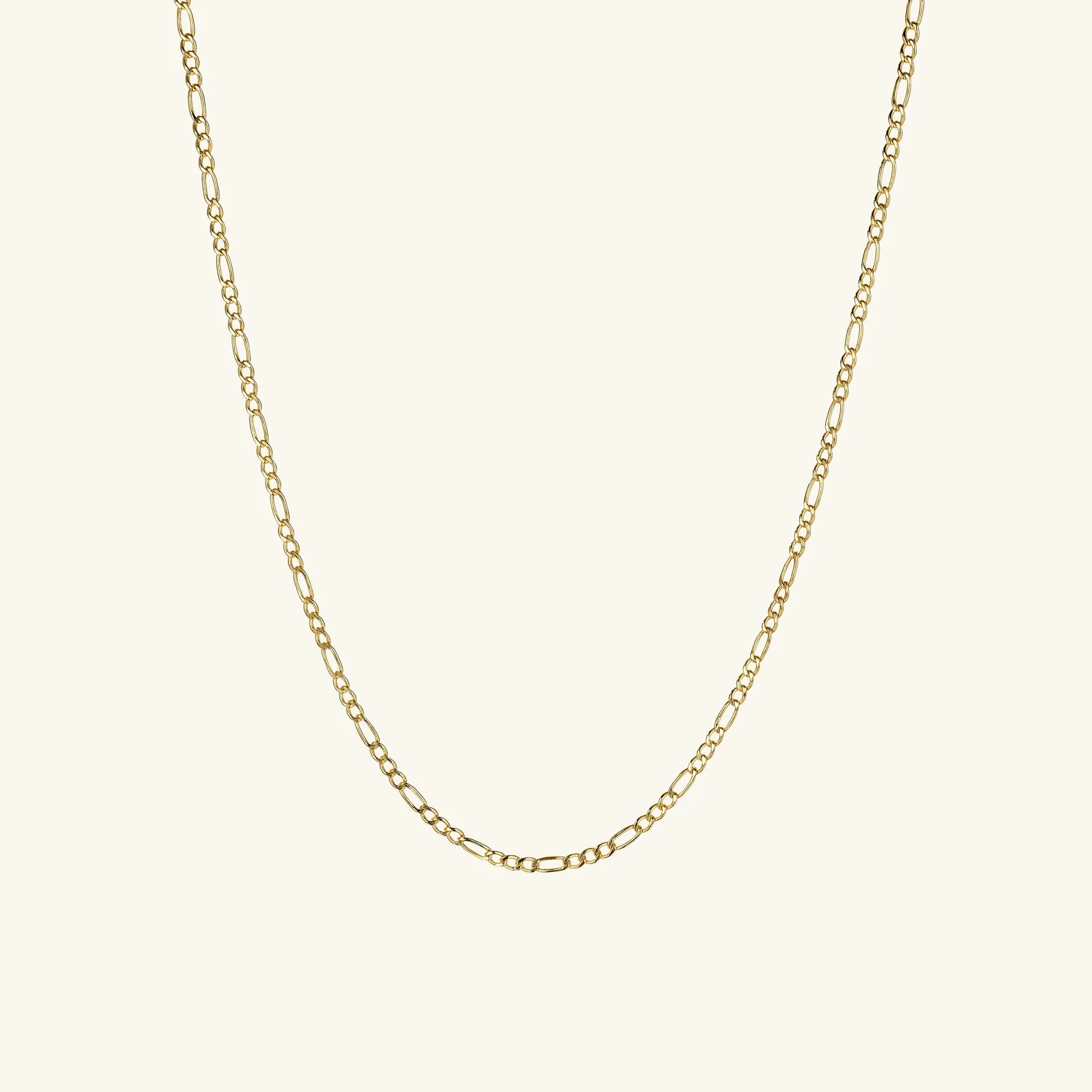 14k Gold Figaro Chain Necklace - Jewelry | Mejuri sold by Mejuri