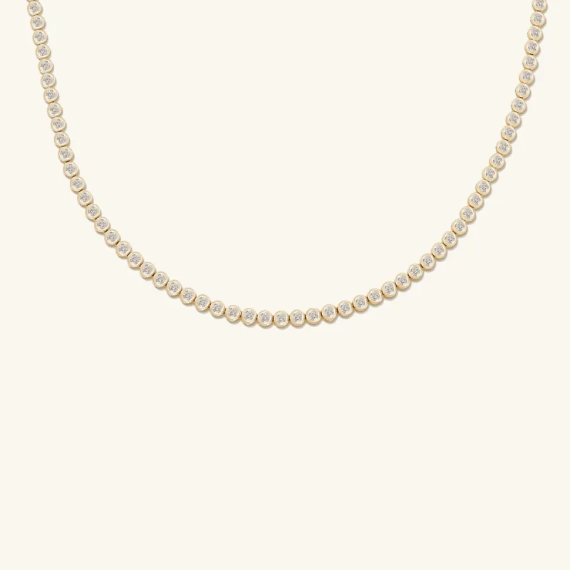 14k Gold Handcrafted Diamond Choker Necklace - Jewelry | Mejuri sold by Mejuri