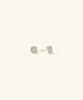 14k Gold Handcrafted Mosaic Cushion Diamond Stud Earrings - Jewelry | Mejuri sold by Mejuri