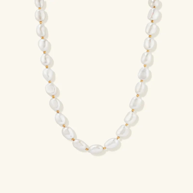 Bold Pearl Necklace sold by Mejuri