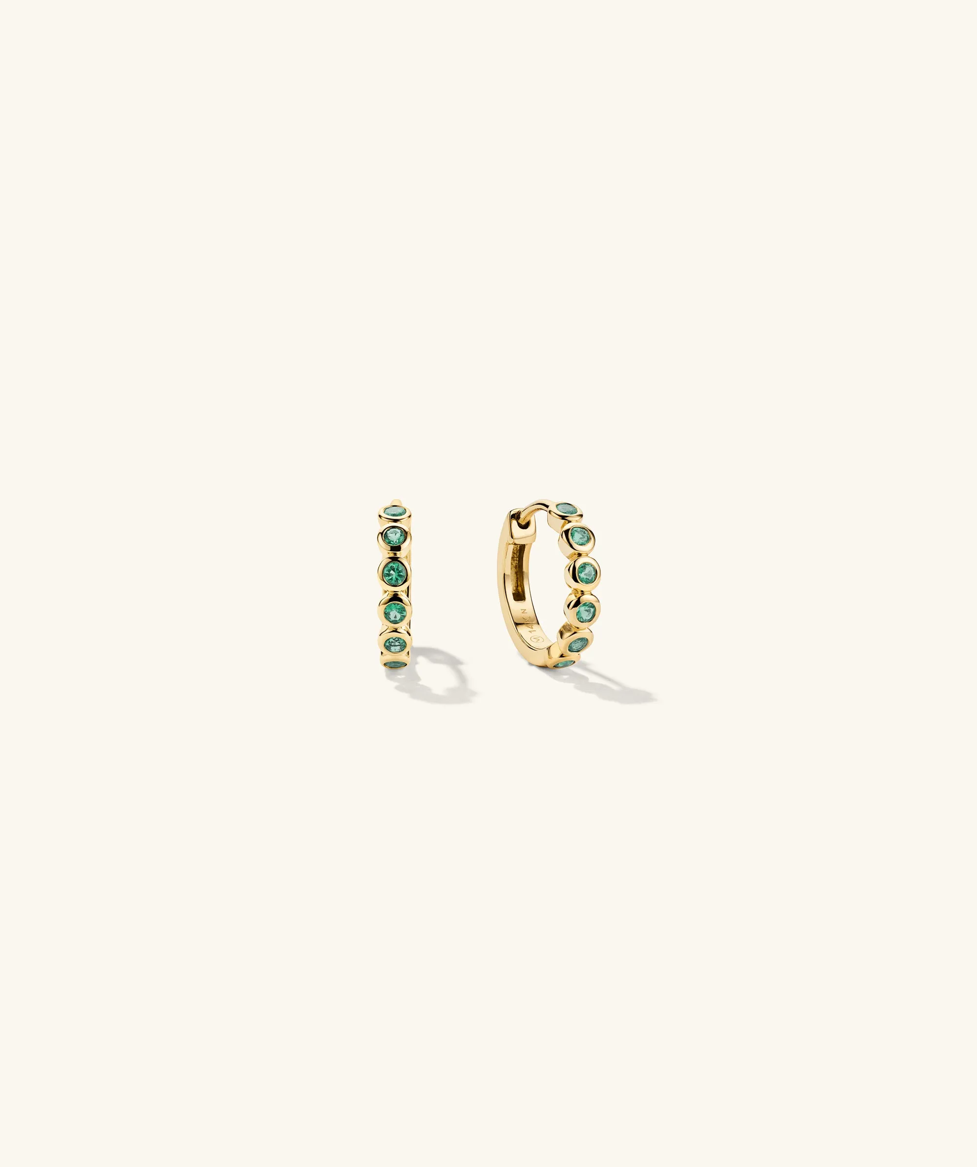 14k Yellow Gold / Emerald sold by Mejuri