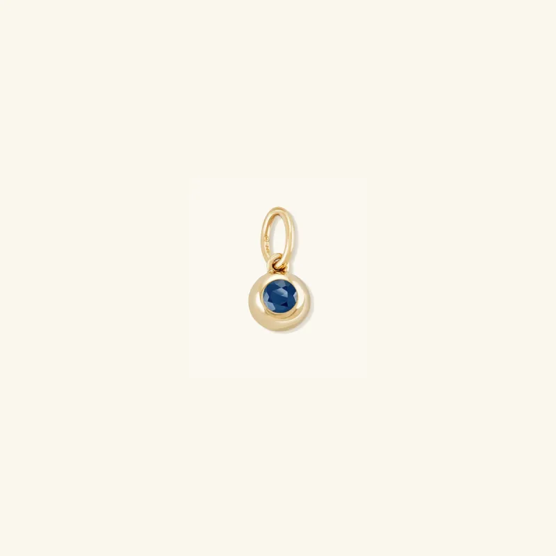 14k Yellow Gold / Blue Sapphire sold by Mejuri