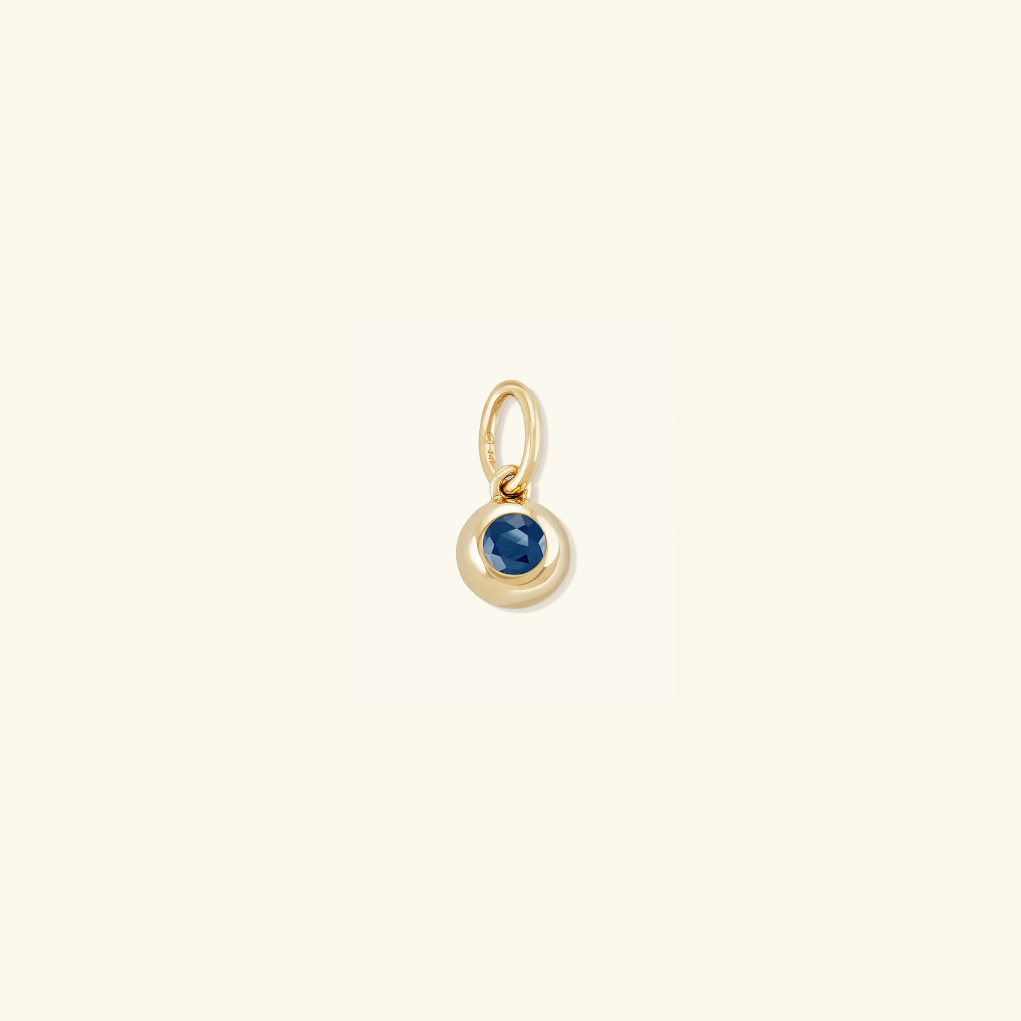 14k Yellow Gold / Blue Sapphire sold by Mejuri