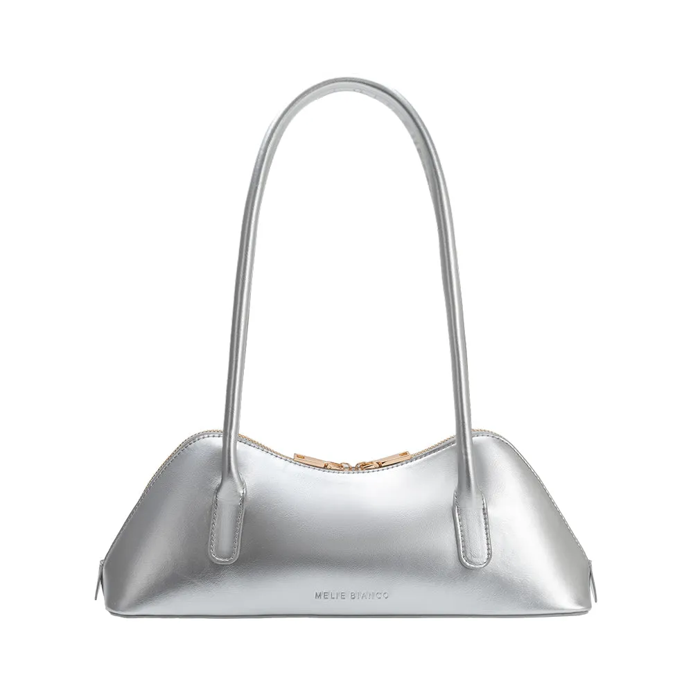 Dakota Silver Recycled Vegan Shoulder Bag sold by Melie Bianco product image thumbnail 3