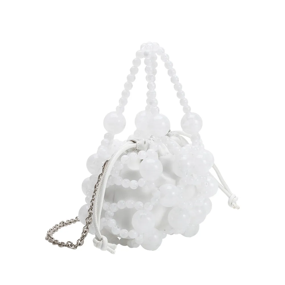 Bobby White Beaded Top Handle Bag sold by Melie Bianco product image thumbnail 2
