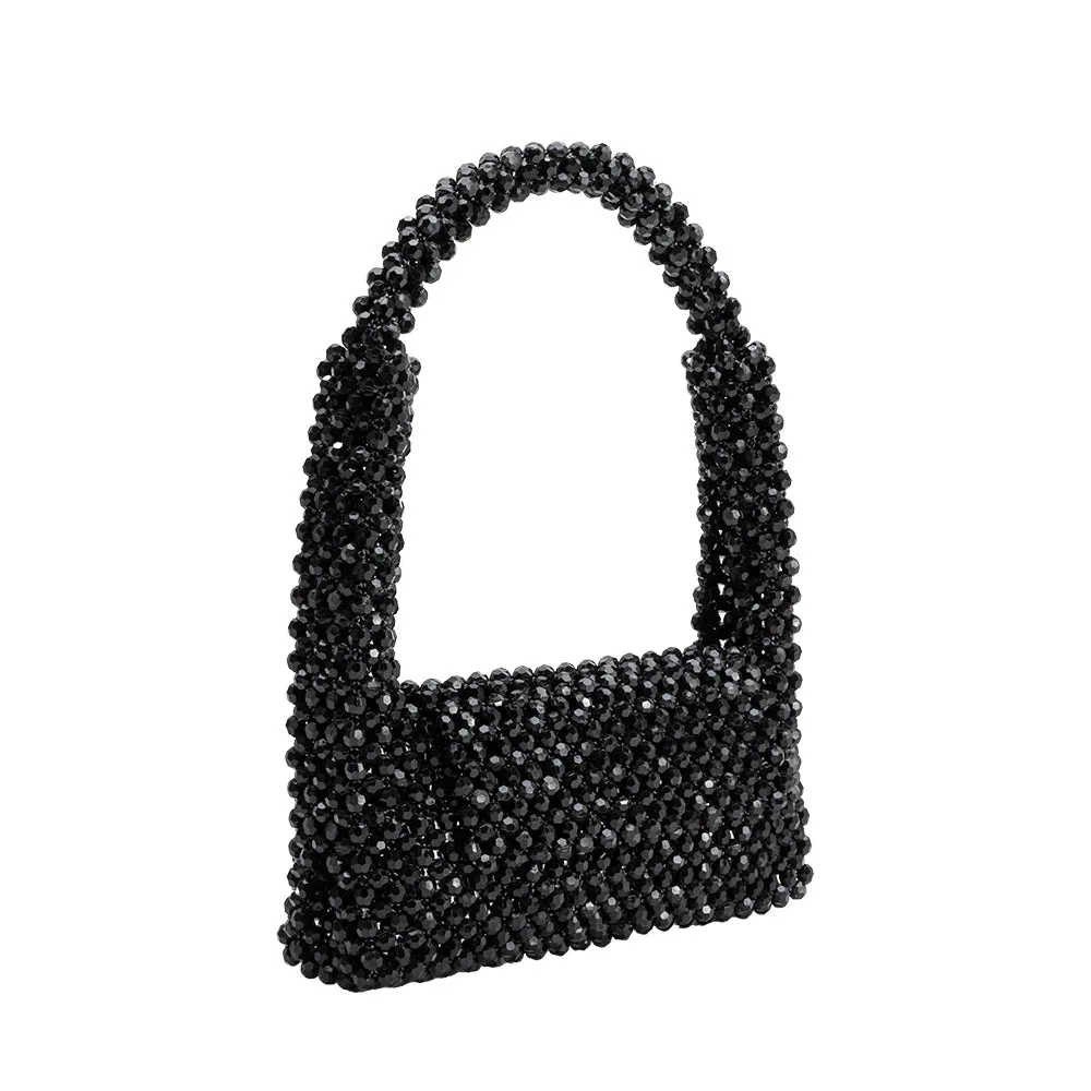 Tawny Black Beaded Shoulder Bag sold by Melie Bianco product image thumbnail 2