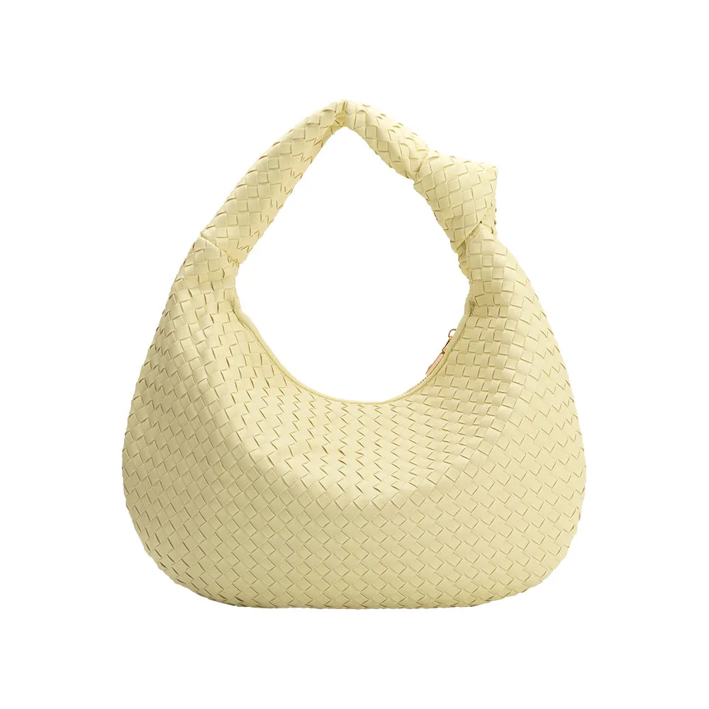 Brigitte Lemonade Large Recycled Vegan Shoulder Bag sold by Melie Bianco product image thumbnail 3