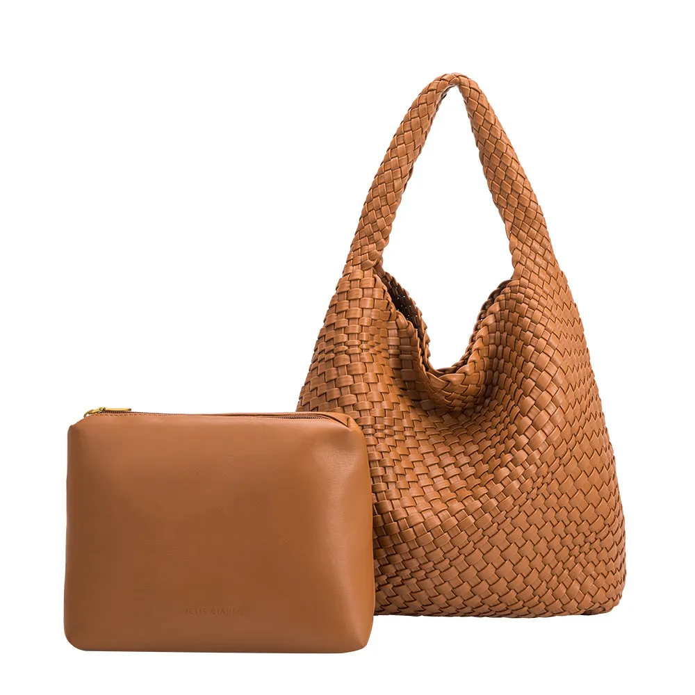 Johanna Saddle Large Recycled Vegan Shoulder Bag sold by Melie Bianco product image thumbnail 4