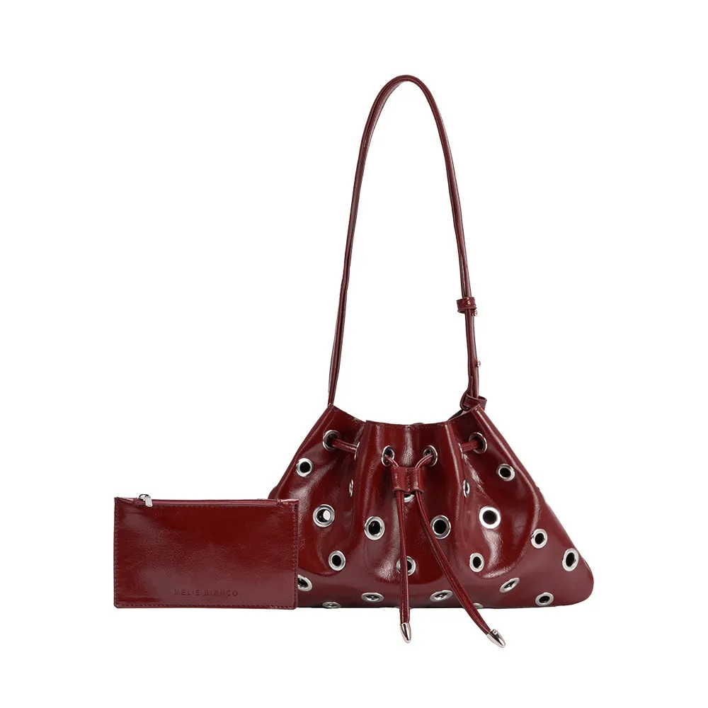 Paloma Burgundy Recycled Vegan Shoulder Bag sold by Melie Bianco product image thumbnail 3