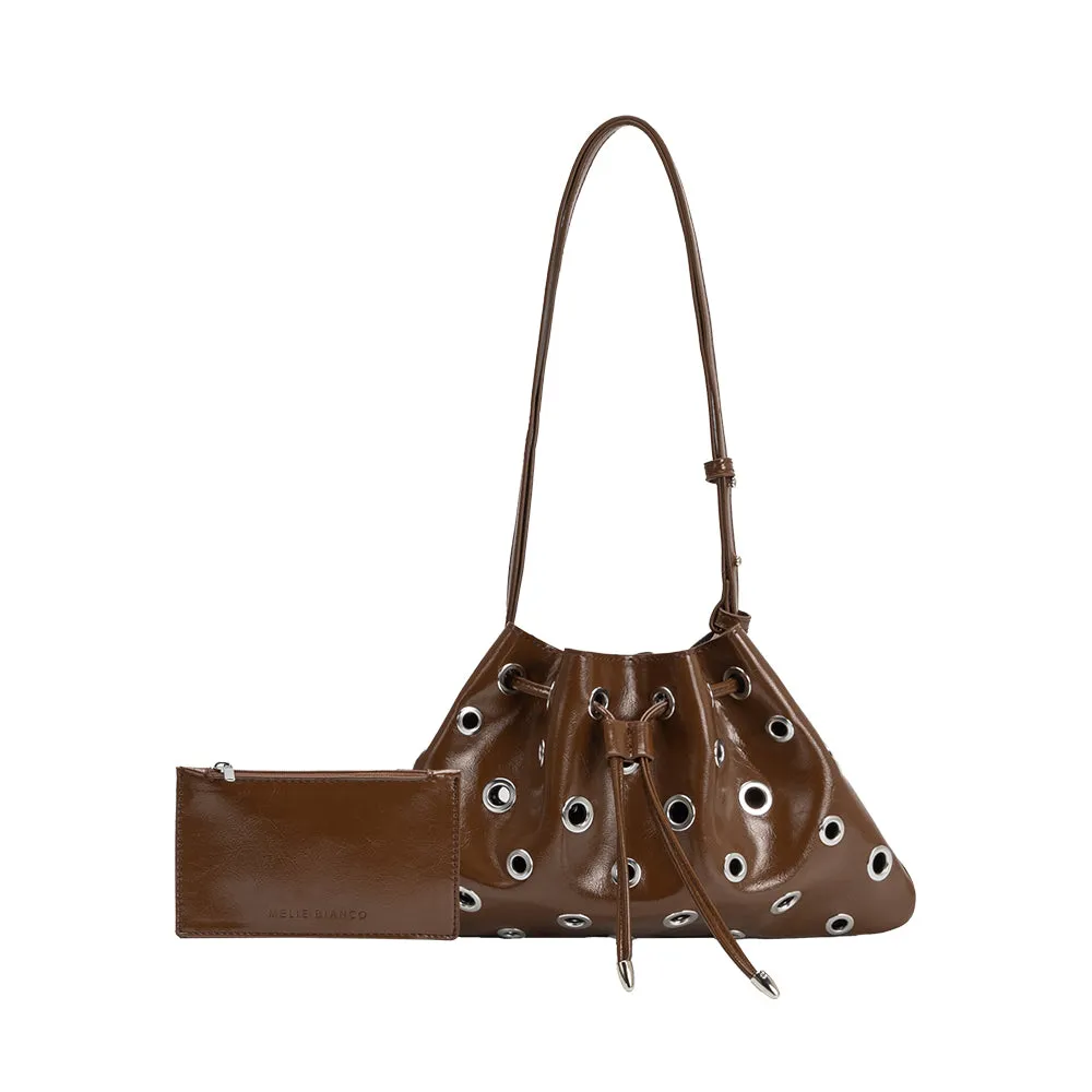 Paloma Chocolate Recycled Vegan Shoulder Bag sold by Melie Bianco product image thumbnail 3