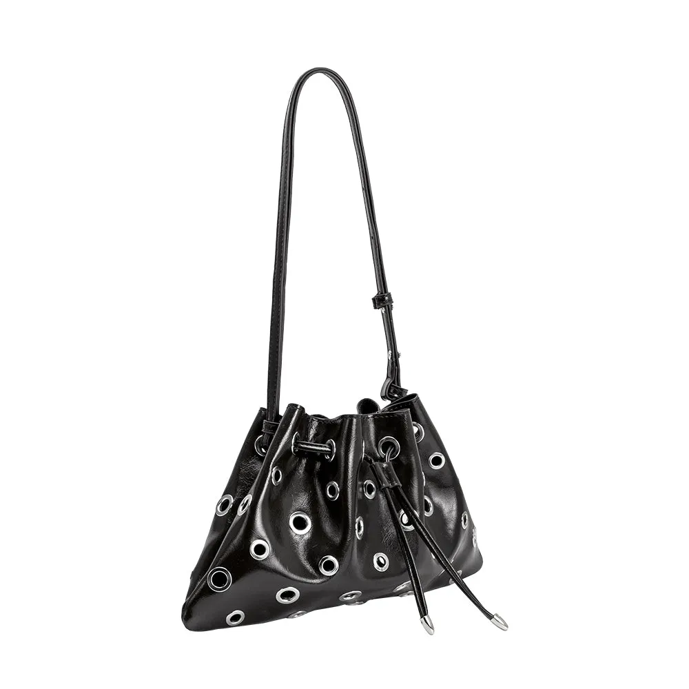 Paloma Black Recycled Vegan Shoulder Bag sold by Melie Bianco product image thumbnail 2