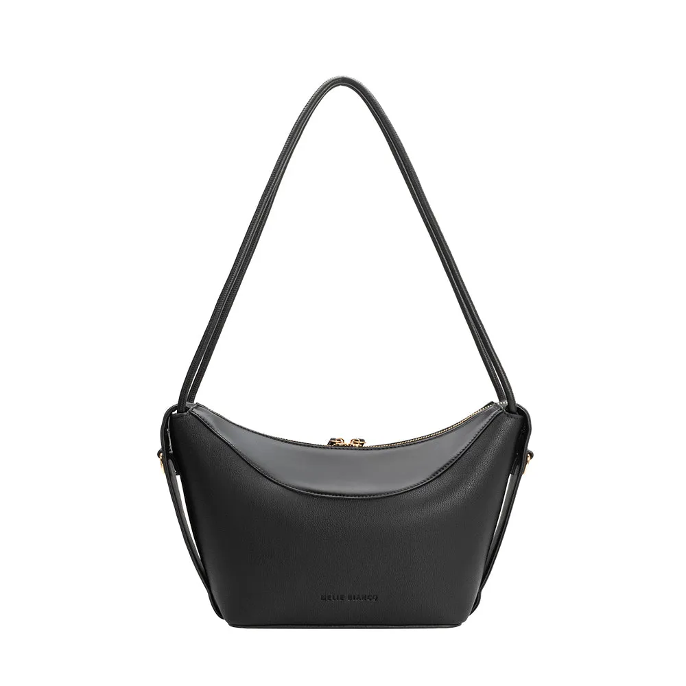 Wesley Black Recycled Vegan Shoulder Bag sold by Melie Bianco product image thumbnail 3