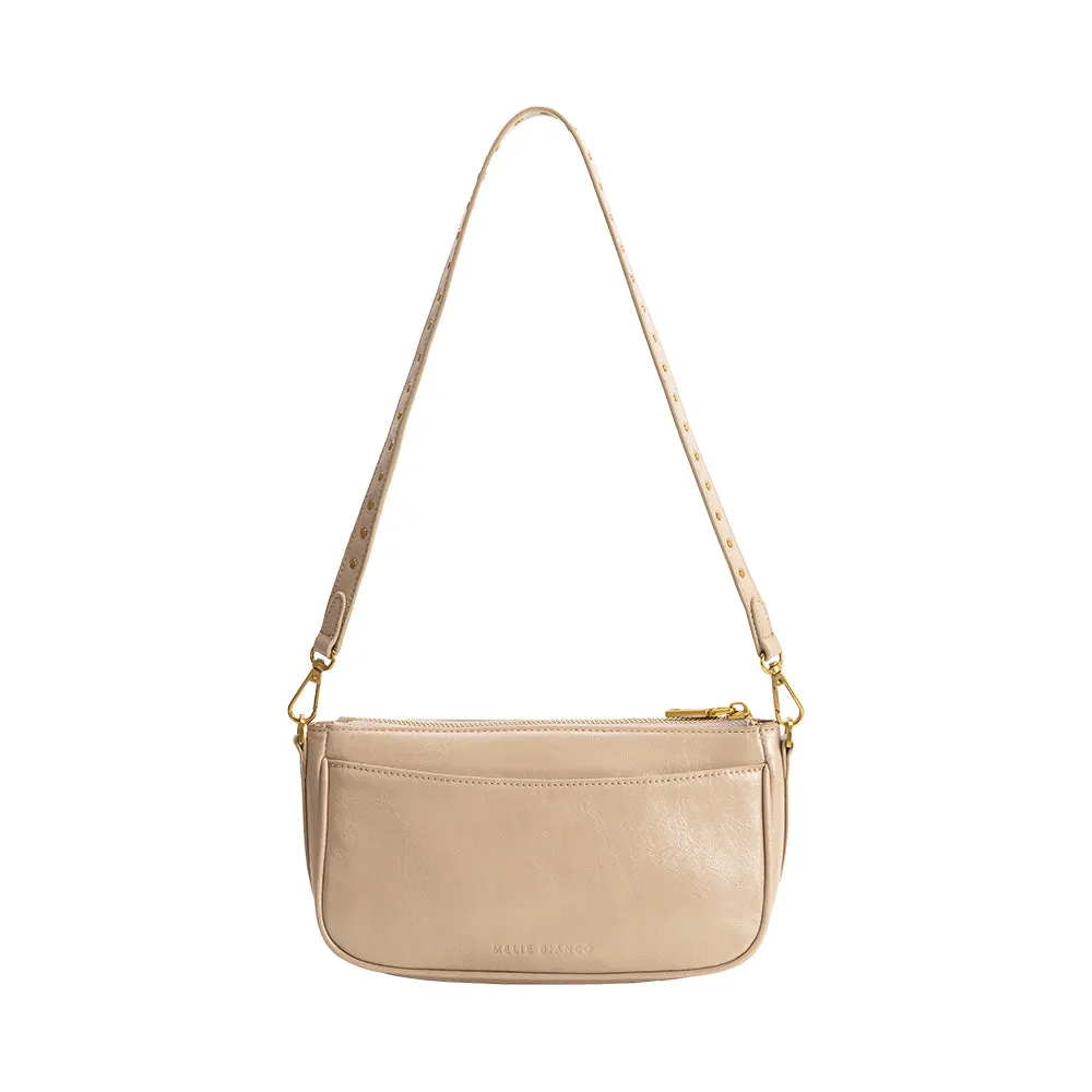 Aria Mushroom Recycled Vegan Shoulder Bag sold by Melie Bianco product image thumbnail 3