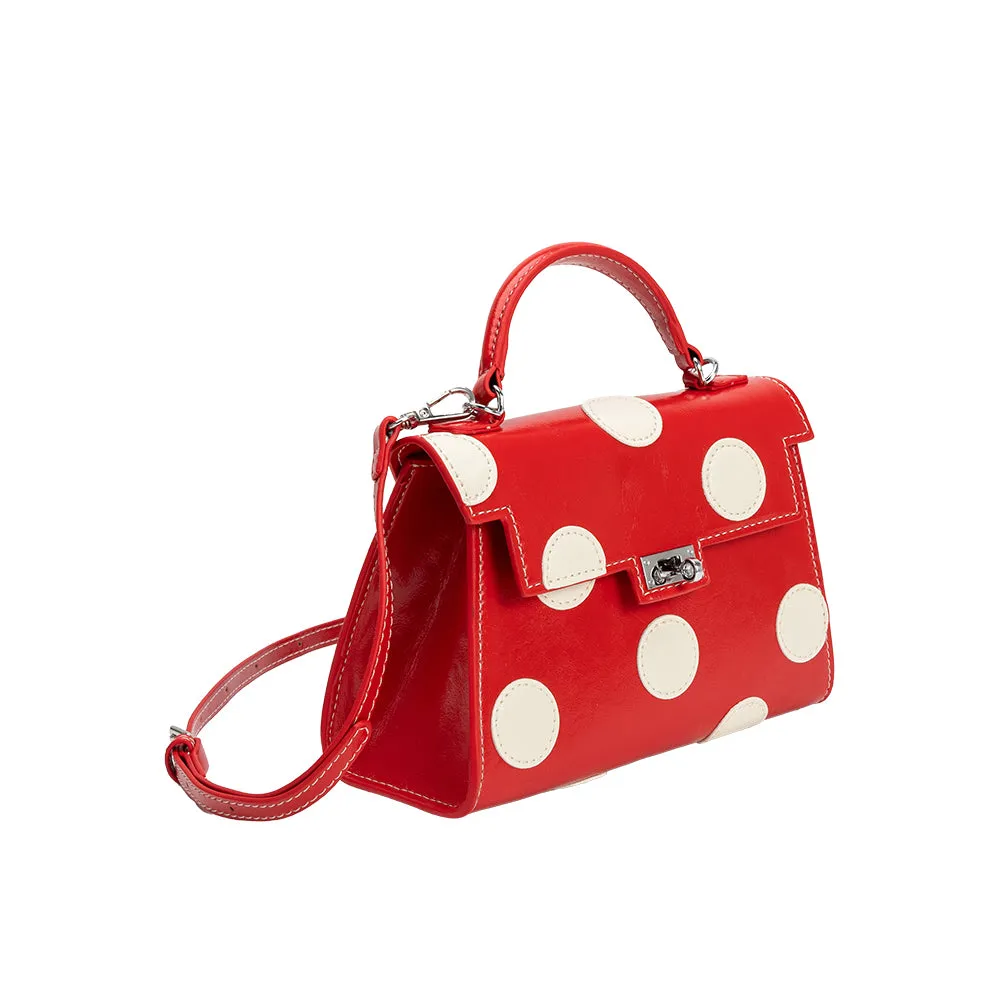 Maisel Red Recycled Vegan Top Handle Bag sold by Melie Bianco product image thumbnail 2