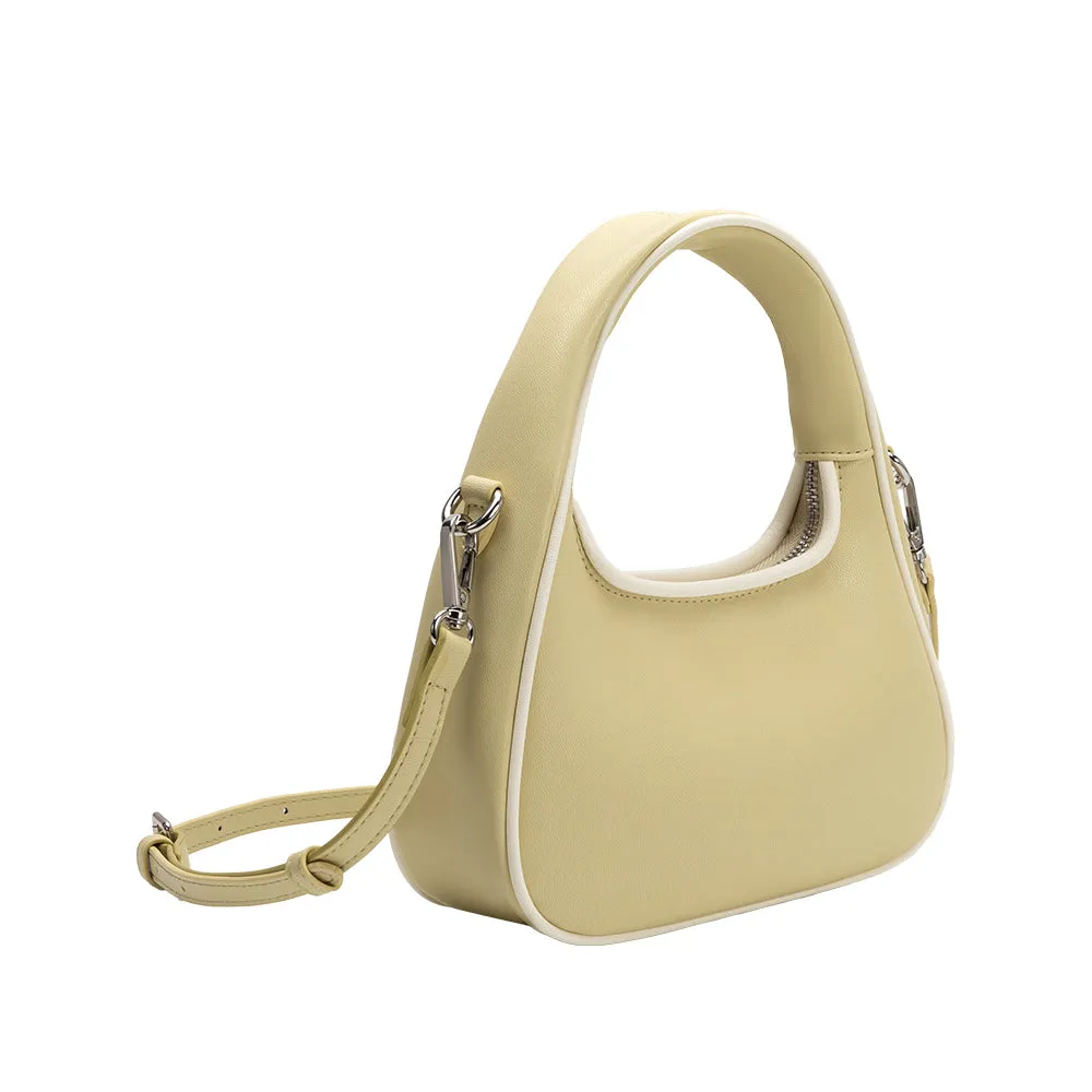 Sarita Yellow Recycled Vegan Crossbody Bag sold by Melie Bianco product image thumbnail 2