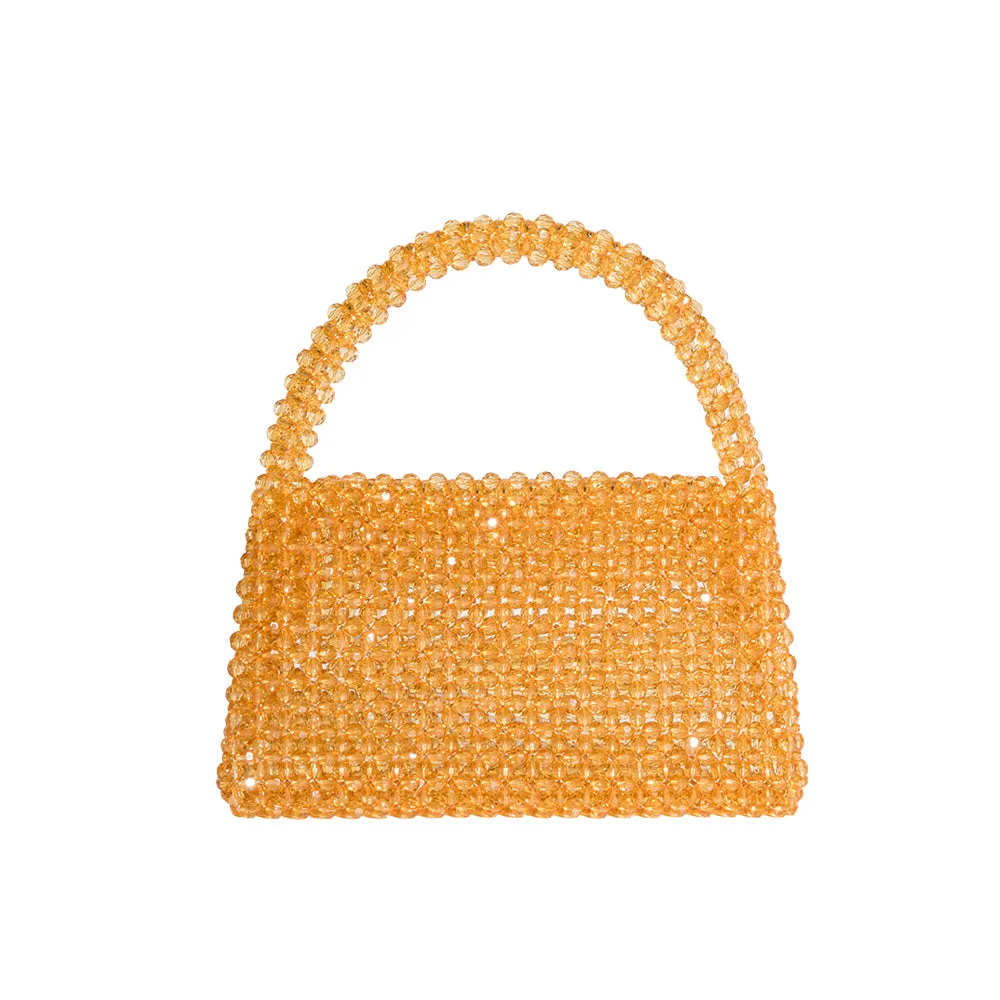 Sherry Citrine Beaded Top Handle Bag - FINAL SALE sold by Melie Bianco product image thumbnail 3