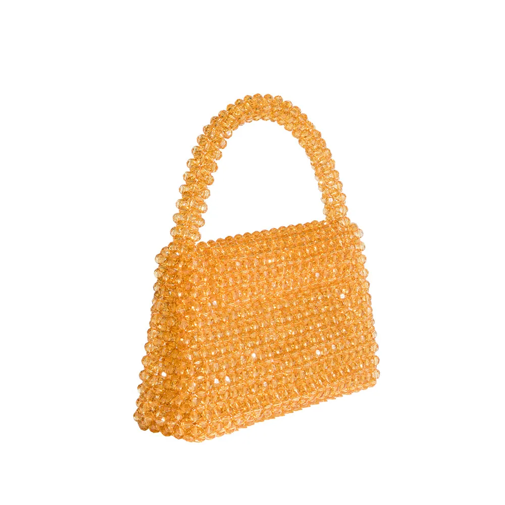 Sherry Citrine Beaded Top Handle Bag - FINAL SALE sold by Melie Bianco product image thumbnail 2