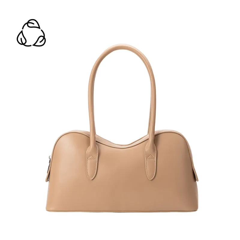 Tilda Nude Recycled Vegan Shoulder Bag sold by Melie Bianco