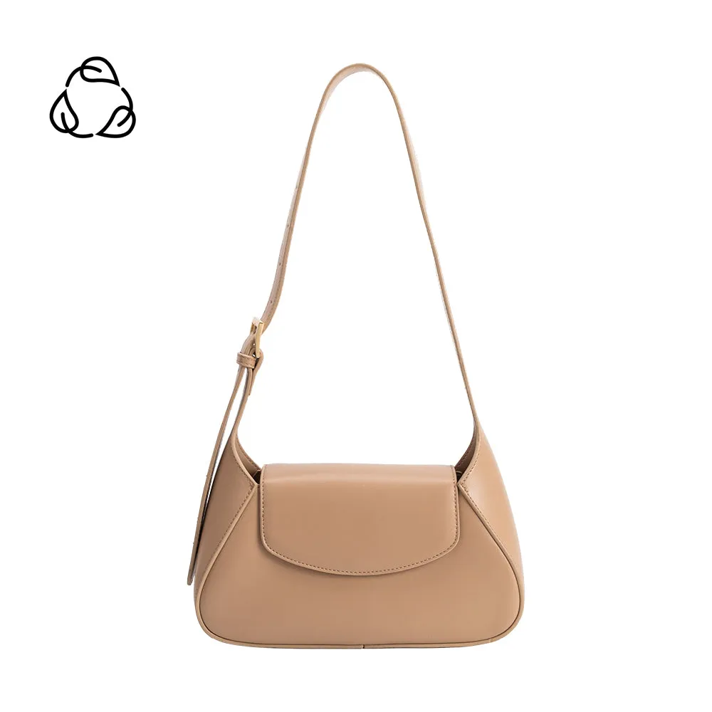 Melody Nude Recycled Vegan Shoulder Bag sold by Melie Bianco