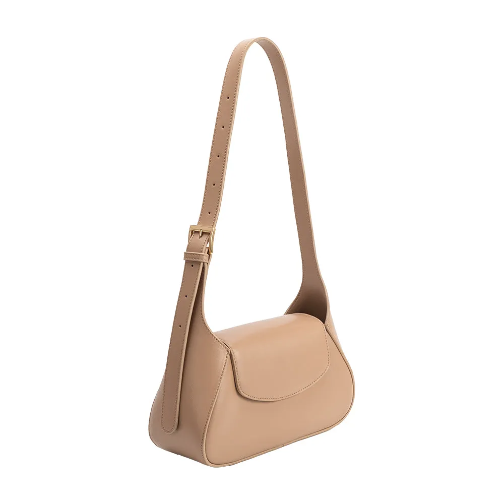 Melody Nude Recycled Vegan Shoulder Bag sold by Melie Bianco product image thumbnail 2