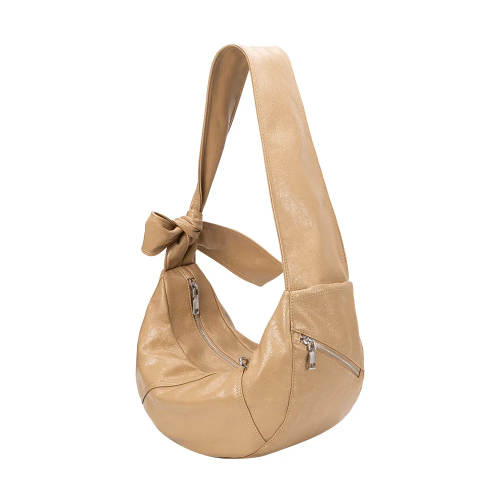 Bambi Tan Vegan Leather Shoulder Bag sold by Melie Bianco product image thumbnail 2