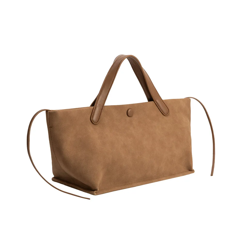Jill Tan Suede Recycled Vegan Tote Bag sold by Melie Bianco product image thumbnail 2