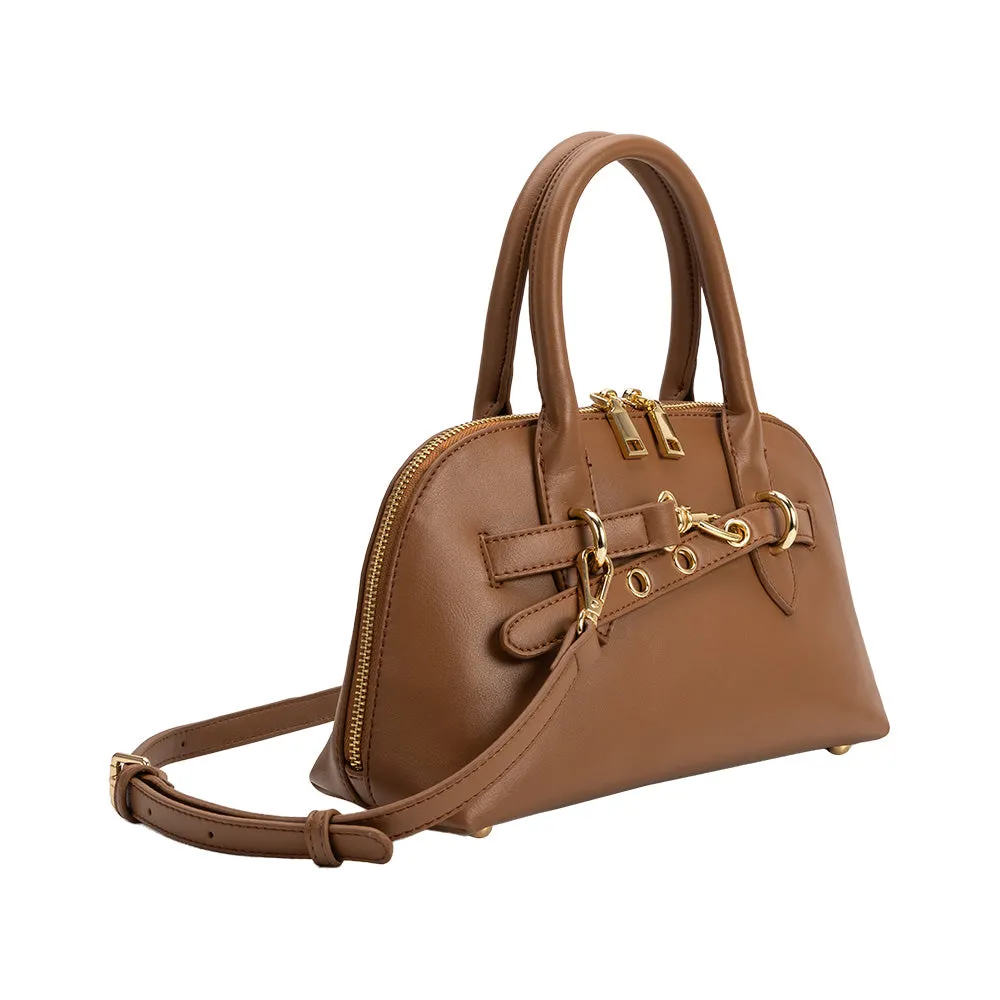 Rue Mocha Recycled Vegan Top Handle Bag sold by Melie Bianco product image thumbnail 2