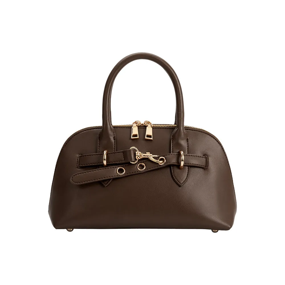 Rue Espresso Recycled Vegan Top Handle Bag sold by Melie Bianco product image thumbnail 3