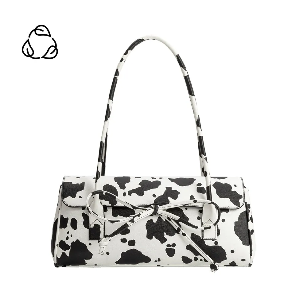 Bowie Cow Recycled Vegan Shoulder Bag sold by Melie Bianco