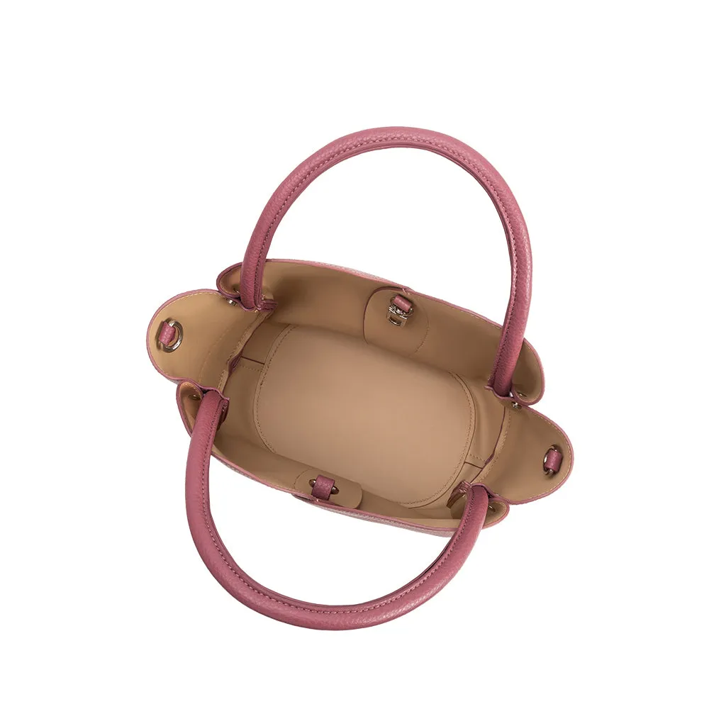 Tulip Mauve Recycled Vegan Top Handle Bag sold by Melie Bianco product image thumbnail 5
